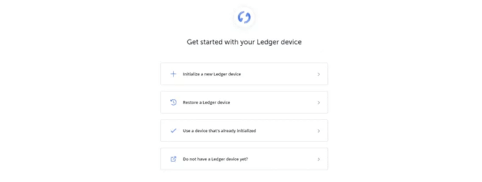 Conecte seu Nano S ao aplicativo Ledger Live